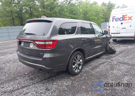 2019 Dodge Durango Gt Plus Awd из США, поврежденный, VIN 1C4RDJDG6KC770441